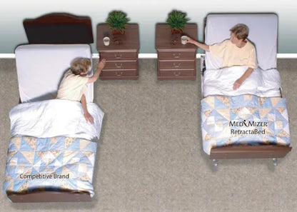 Low Bed with Retractable Head and Foot Adjustments | Retractabed-Fixed by Med-Mizer