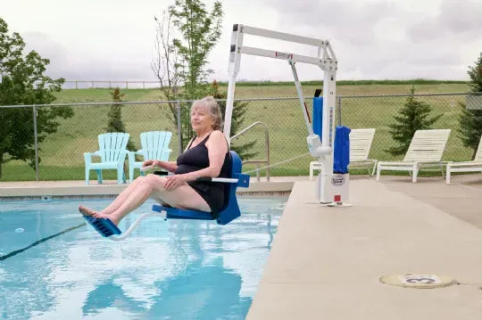 Scout Excel ADA Pool Lift With 360-Degree Rotation and 375 lbs. Capacity by Aqua Creek