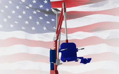 Scout Excel ADA Pool Lift With 360-Degree Rotation and 375 lbs. Capacity by Aqua Creek