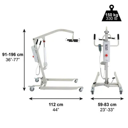 Electric Patient Lift with 330 Lbs Capacity for Home and Clinic Use by PEPE