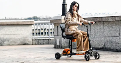 SuperHandy 4 Wheel Mobility Scooter Pro with Foldable Design and 330 lbs. Capacity