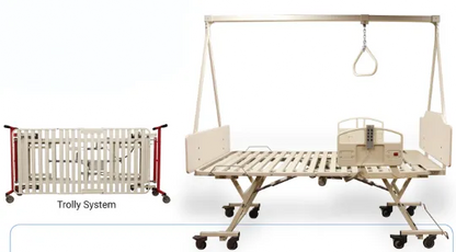 Bariatric Hospital Bed with Expandable Frame and Optional Built-In Scale by NOA Medical