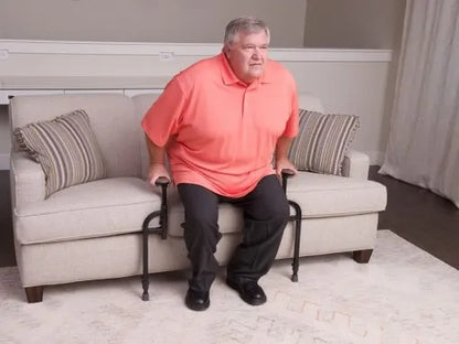 Sit-to-Stand Couch and Chair Grab Bar for Mobility Assistance