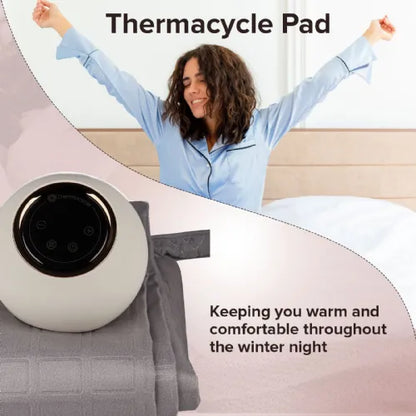 Water Circulating Heated Mattress Pad - Wireless with Silent Motor by Thermacycle