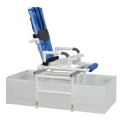 Deluxe All Purpose Tilt-in-Space Shower Transfer Chair with 300 lb. Weight Capacity and One Step Lock System