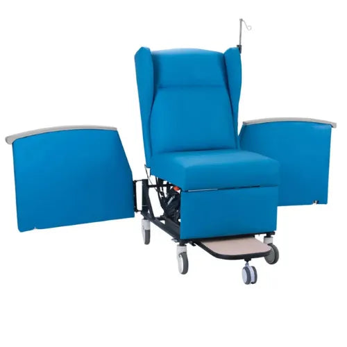 Medical Recliner Chair with Swing-Away Arms and Locking Casters | NitroCare Aura