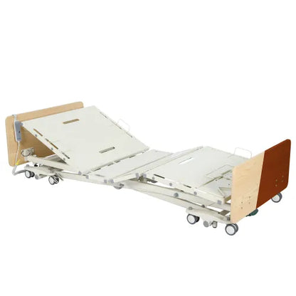 Hi Lo Hospital Bed - Fast-Raising Full Electric Bed with Head and Foot Boards by CostCare