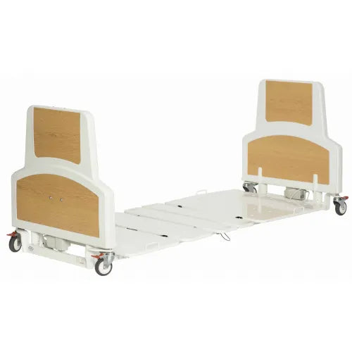 Close-up image of Human Care FloorLine Long-Term Care Low Bed