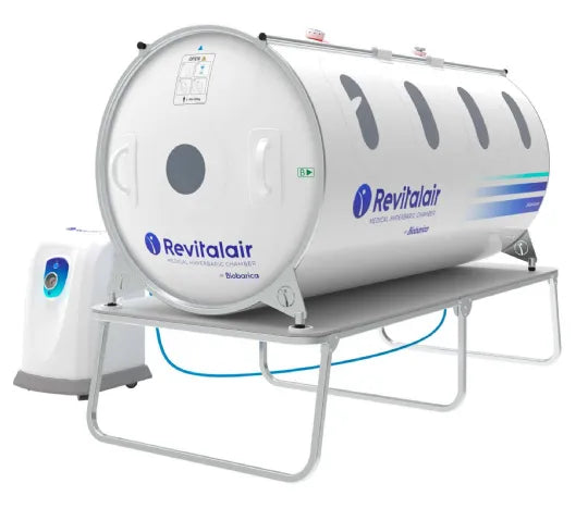 Hard Shell Hyperbaric Chamber with Removable Stretcher- Revitalair 430F by Biobarica