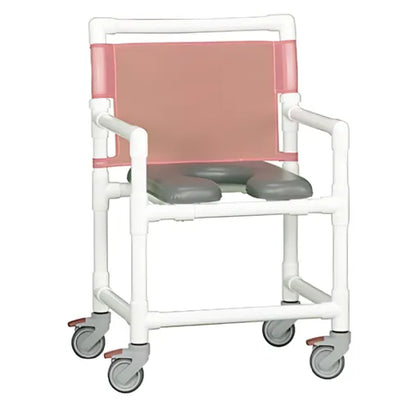 Soft Seat Rolling Shower Chair