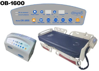Low Air Loss Mattress with Alternating Pressure and Self-Lateral-Wave Rotation | OB-1600 UtilityAir