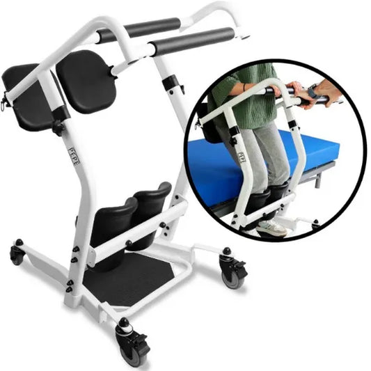 Sit to Stand Lift with Locking Casters and 396 Lbs Capacity by PEPE