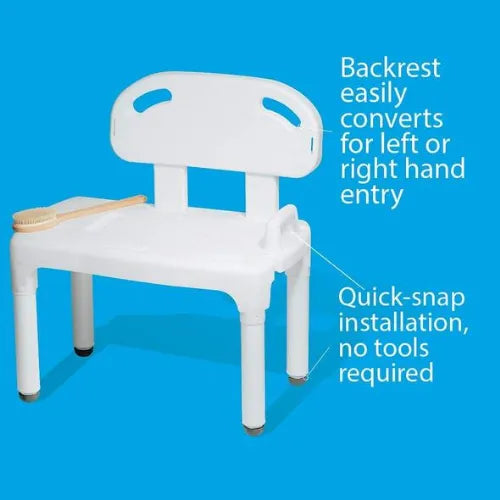 Close-up image of Carex Universal Tub and Shower Transfer Bench | Chair