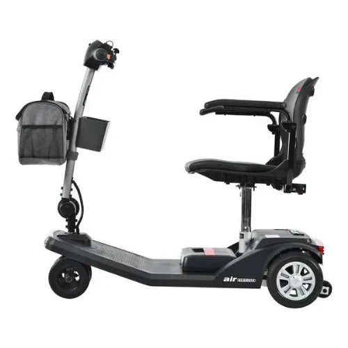 Black AIR CLASSIC Mobility Scooter | Lightweight and Portable by Metro Mobility