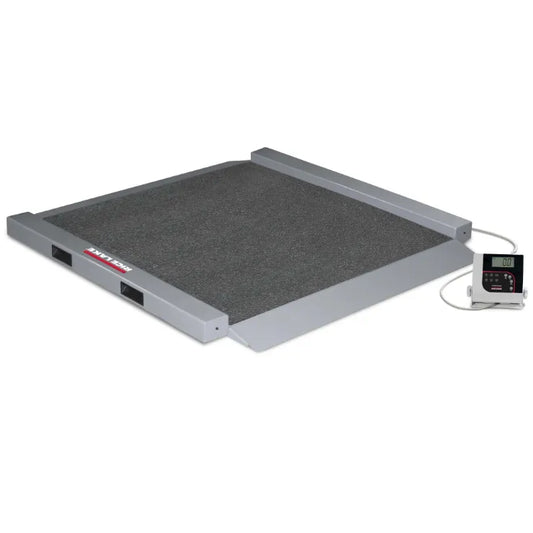 Dual-Ramp Portable Bariatric Wheelchair Scale