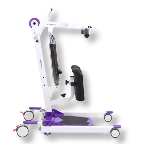 Sit to Stand Lift with 350 lbs. Weight Capacity and Cushioned Knee Pads - Hydraulic Powered