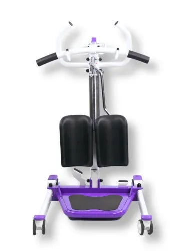 Sit to Stand Lift with 350 lbs. Weight Capacity and Cushioned Knee Pads - Hydraulic Powered