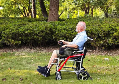 Portable Electric Wheelchair with Ultralight Weight Frame and 4 MPH Top Speed by Metro Mobility