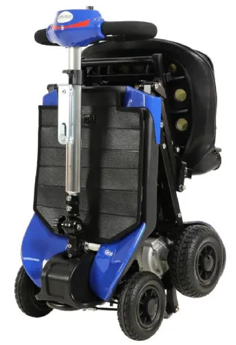 Optimus Automatic Folding Mobility Scooter by Discover My Mobility, Compact Design, 300 lbs Weight Capacity, Adjustable Armrest Width