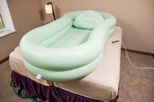 Close-up image of EZ-BATHE Inflatable Body Washing Basin by EZ-ACCESS