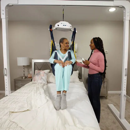 Handicare Portable Overhead Lift Castor Gantry System - Free Standing and Height Adjustable Holds 600 lbs.