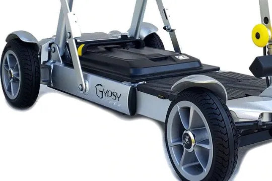 Close-up image of EV Rider Gypsy Q2 Folding Power Mobility Scooter