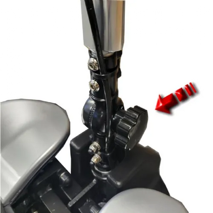 Optimus Automatic Folding Mobility Scooter by Discover My Mobility, Compact Design, 300 lbs Weight Capacity, Adjustable Armrest Width