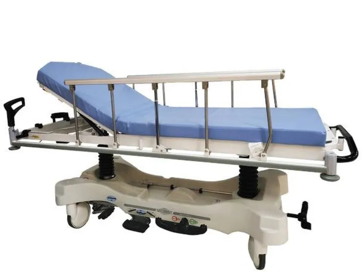 Close-up image of Low Profile Bariatric Transport Stretcher by Sechrist Industries