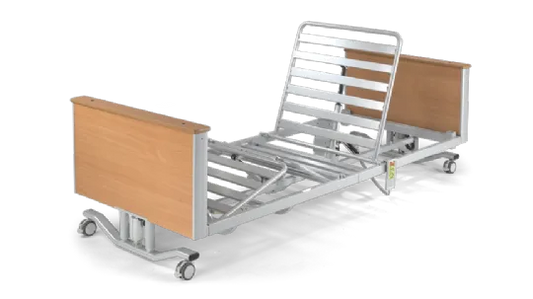 Electric Hospital Bed with Four Adjustable Sections and Domestic Design - Minute 2 by ARJO