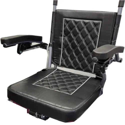 Evaluation Evolution Automatic Folding Electric Wheelchair by Discover My Mobility - FDA, TSA, and FAA Approved with 400 lbs Weight Capacity
