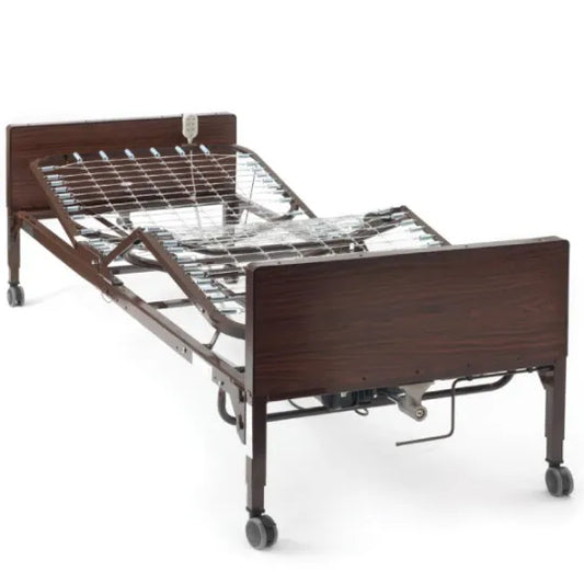Medline Full Electric Hospital Bed Package for Homecare with Easy Assembly - MedLite