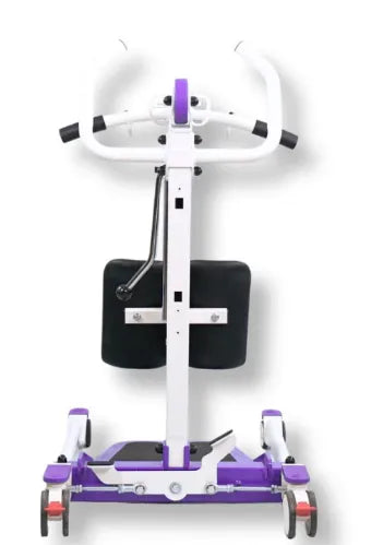 Close-up image of Sit to Stand Lift with 350 lbs. Weight Capacity and Cushioned Knee Pads - Hydraulic Powered