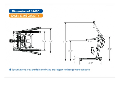 SA600 Patient Lift - ProCare BestStand Sit-To-Stand Lift by BestCare