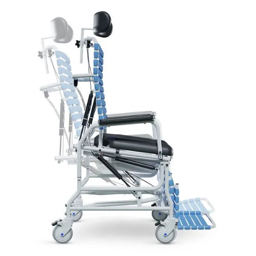 Close-up image of Revive Shower Commode Chair with Molded Laterals | CS385V2 18 in.