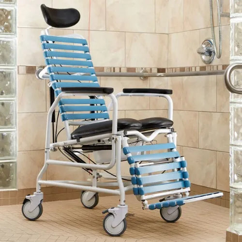 Revive Shower Commode Chair with Molded Laterals | CS385V2 18 in.