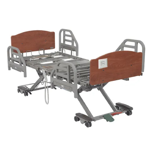 Adjustable Hospital Bed for Long Term Care with 600 Pounds Weight Capacity - Prime Care by Drive Medical