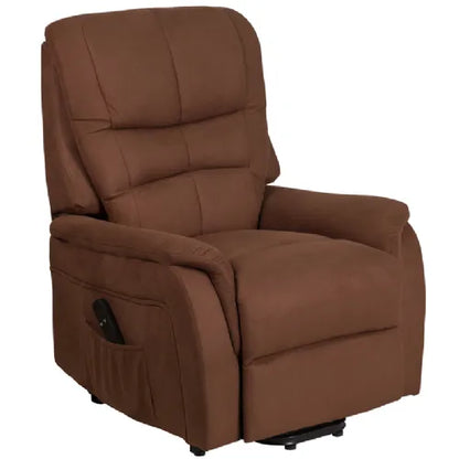 Flash Furniture Brown Microfiber Lift Chair Recliner