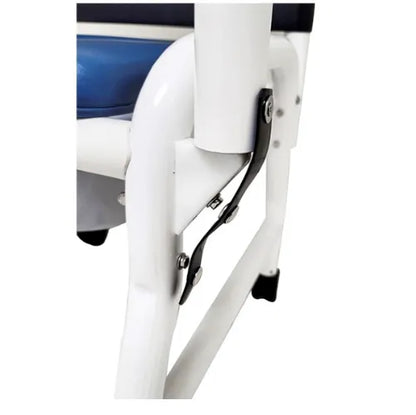 Mobile Shower Commode Chairs with Double Drop Arms and Infection Control by Mor-Medical
