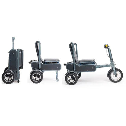 eFOLDi Explorer Foldable Mobility Scooter with 265 lbs. Capacity and 14 Mile Charge by Afikim