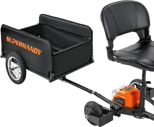 Close-up image of Cargo Trailer for Electric Scooters from SuperHandy - 155 lbs. Capacity
