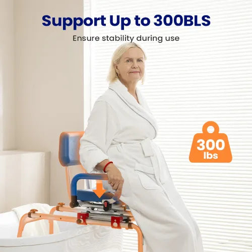 AX19 Sliding Shower Transfer Bench by VOCIC