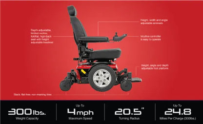 Jazzy 600 ES Power Wheelchair by Pride Mobility