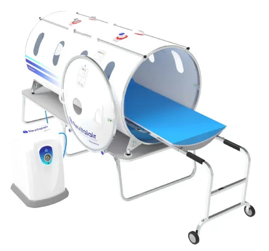 Hard Shell Hyperbaric Chamber with Removable Stretcher- Revitalair 430F by Biobarica