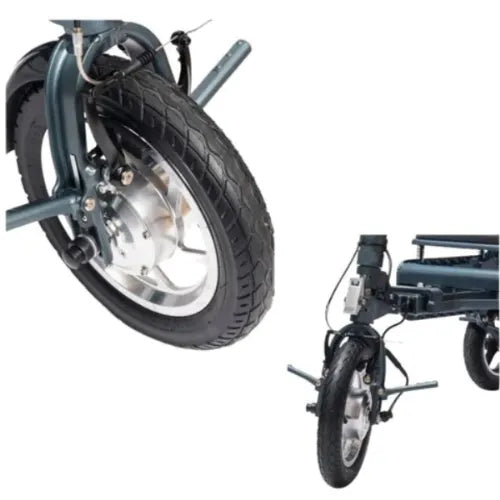 eFOLDi Explorer Foldable Mobility Scooter with 265 lbs. Capacity and 14 Mile Charge by Afikim