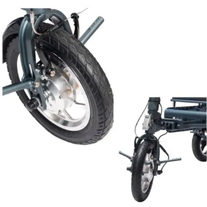 eFOLDi Explorer Foldable Mobility Scooter with 265 lbs. Capacity and 14 Mile Charge by Afikim