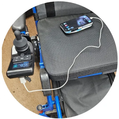 Matrix Ultra 2 Carbon Fiber Lightweight Electric Wheelchair by Discover My Mobility, Fully Assembled, Foldable, Built-In Anti-Theft System