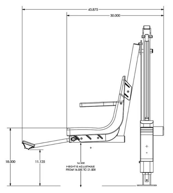Close-up image of H-350 Home Series Lif
