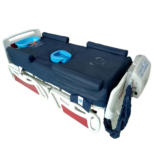Alternating Pressure Mattress with Low Air Loss Air Flow Fan and Multiple Rotation Angles - ObboMed 1680 StandardAir Mattress