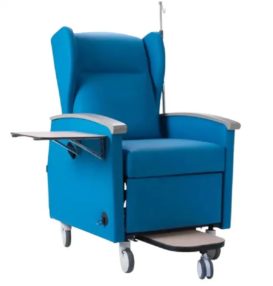 Medical Recliner Chair with Swing-Away Arms and Locking Casters | NitroCare Aura