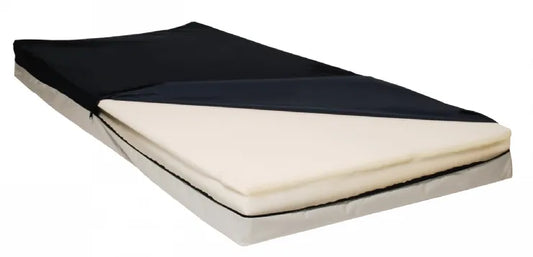 Memory Foam Pressure Relief Mattress, Easy to Clean & Visco-Elastic, Flame-Resistant, by Lumex